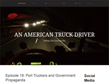 Tablet Screenshot of anamericantruckdriver.com